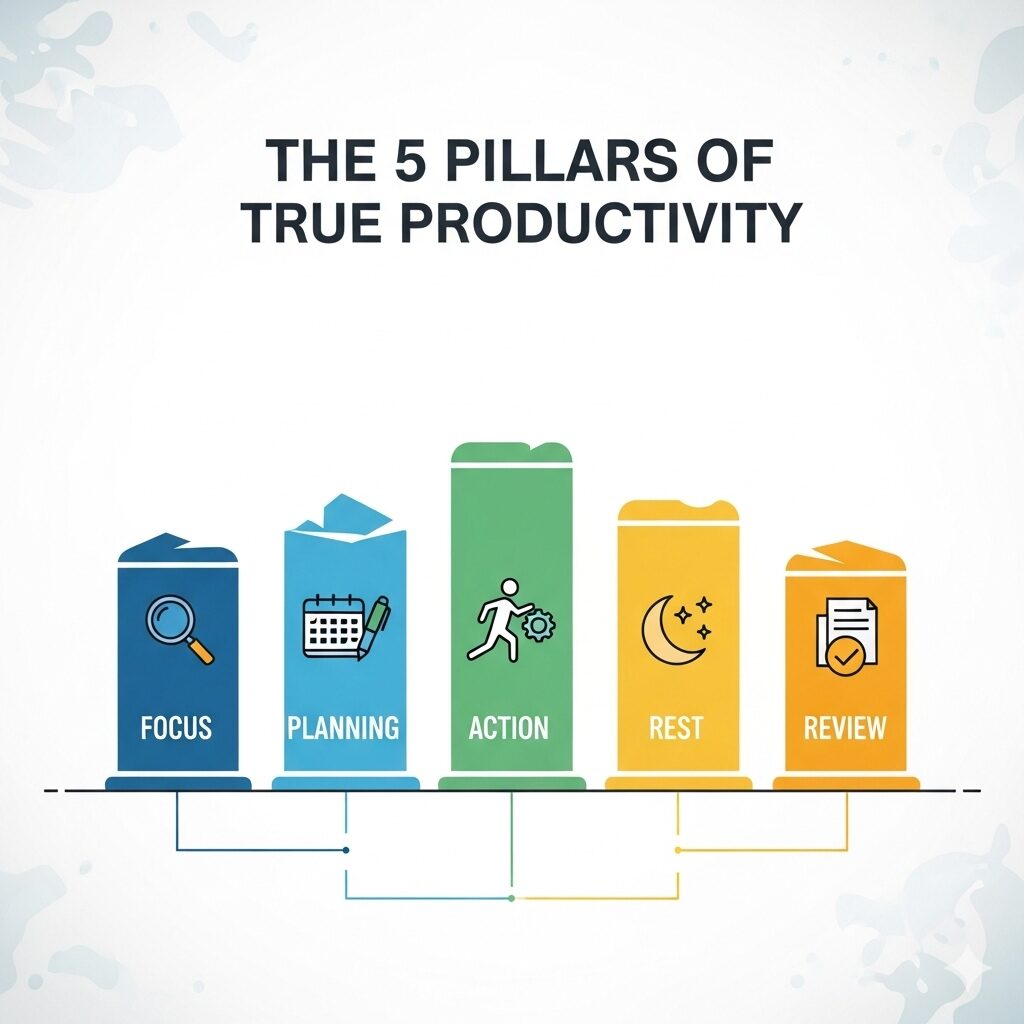 The 5 Pillars of True Productivity (It’s Not About Working Harder)